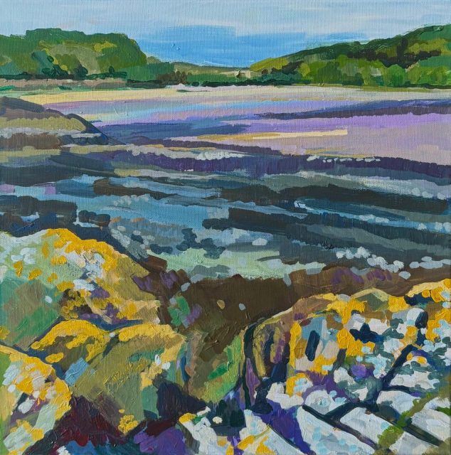 Towards Silver sands Aberdour Shirley Hudson