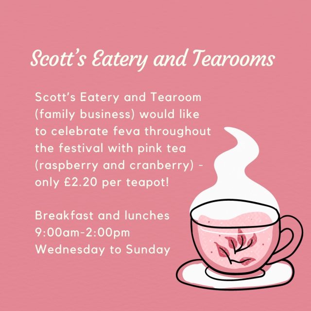 Scotts Eatery Pink Tea