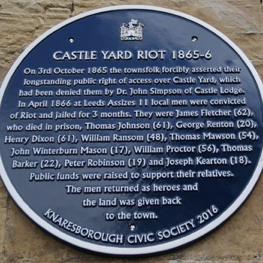 Knaresborough Castle Riot Launch Event