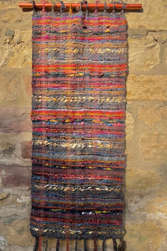 Embers woven wall hanging Jill Pemberton